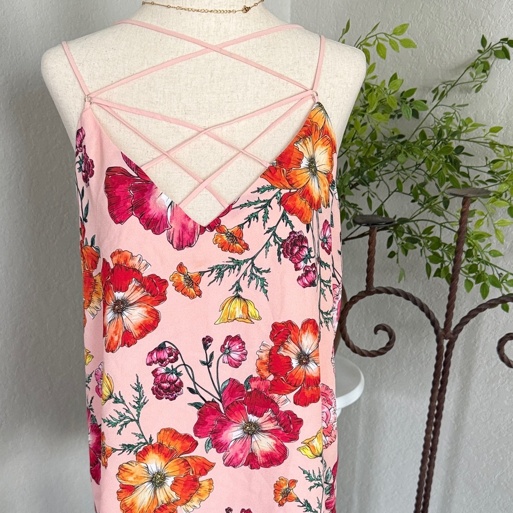 Express Pink Floral Camisole